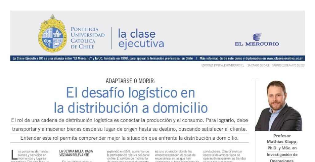 distribución a domicilio, última milla